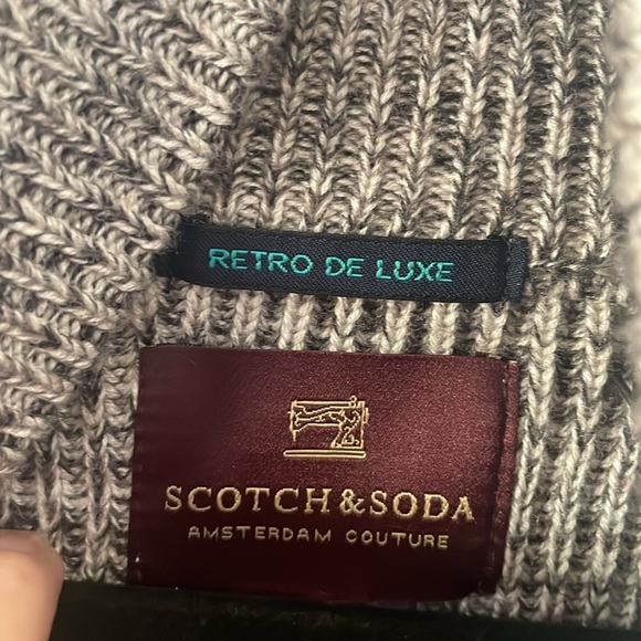 Scotch & Soda Men's Shawl-Collar Sweater with Side Zipper NWT Size Large - Picture 7 of 11